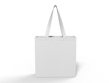 Blank Promotional Tote Bag For Branding. 3d Rendering Illustration.