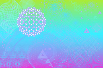 Wall Mural - the science and mathematics abstract background
