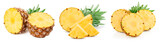 Fototapeta Lawenda - pineapple isolated on white