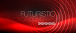 © antishock - Dark abstract background with glowing neon circles