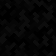 Wall Mural - Vector Abstract geometric seamless pattern. Black Gradient mosaic backdrop