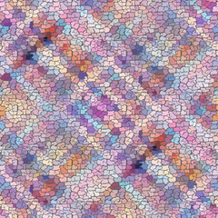 Aufkleber - Seamless grunge abstract square pattern. Paint grunge cracks.