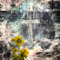 Poster - Faith. Abstract religious composition