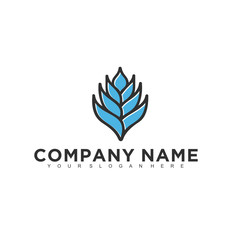 Aufkleber - Simple minimalistic modern professional logo design of real estate vector EPS illustrator template