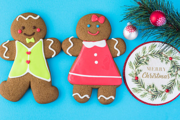 Gingerbread cookies.