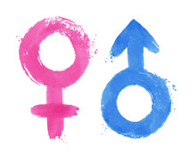 Vector Illustration Set Of Gender Symbols