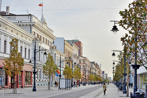 Dekoracja na wymiar  lodz-poland-piotrkowska-street