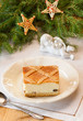 Polish christmas cheesecake