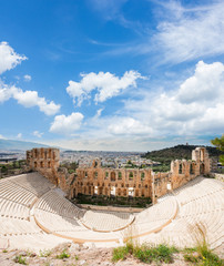 Fotomurales - Herodes Atticus amphitheater of Acropolis, Athens, Greece