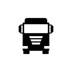 Poster - front view truck, auto icon. Element of transport front view icon for mobile concept and web apps. Glyph front view truck, auto icon can be used for web and mobile
