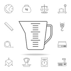 Poster - volume meter icon. Detailed set of measuring instruments icons. Premium graphic design. One of the collection icons for websites, web design, mobile app