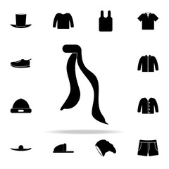 Poster - scarf icon. Clothes icons universal set for web and mobile
