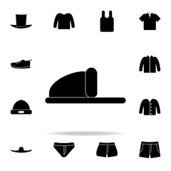 Poster - slippers icon. Clothes icons universal set for web and mobile