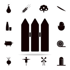 Poster - country fence icon. Farm icons universal set for web and mobile
