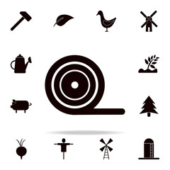 Poster - irrigation hose icon. Farm icons universal set for web and mobile