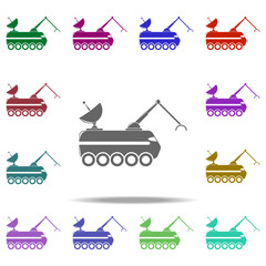 Poster - moon-rover icon. Elements of Space in multi color style icons. Simple icon for websites, web design, mobile app, info graphics