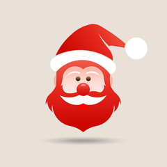 Wall Mural - santa claus greeting card