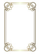 © Tatiana Prihnenko - golden elegant frame