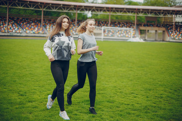 Wall Mural - sport girls