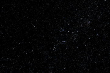 Poster - Stars and galaxy outer space sky night universe black starry background of starfield
