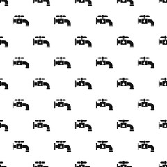 Poster - Save water tap pattern seamless vector repeat geometric for any web design