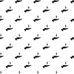 Poster - save energy pattern seamless vector repeat geometric for any web design