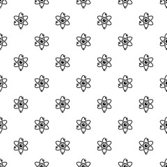 Poster - atom pattern seamless vector repeat geometric for any web design