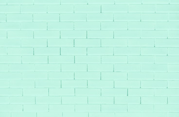 Sticker - Green brick wall textured background