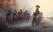 Roman soldiers and their general	