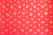 Wrapping paper pattern for various festive occasions, winter holiday season. Bright textured ornament backdrop. Background, copy space, top view, crop shot.