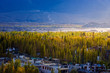 Leh-Ladakh city in mountain on Autumm season