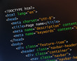 © lvnl - Coding and programming concept with html source code. Tilted vector illustration.
