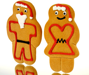 Canvas Print - GINGERBREAD SANTAS