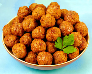 Poster - BOWL OF ITALIAN  MEATBALLS