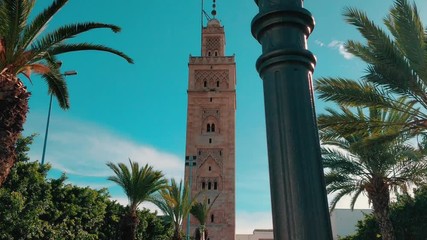 Wall Mural - Pan view of streets of Habous - Casablanca - Morocco