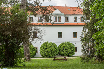 Historical castle, Topolcianky, Slovakia, Europe.