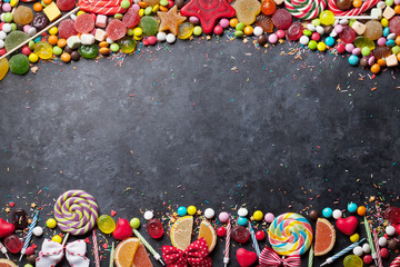 Wall Mural - Colorful sweets