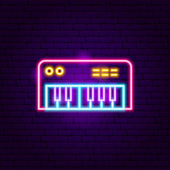 Sticker - Synthesizer Neon Sign