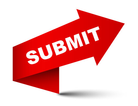 red vector banner submit