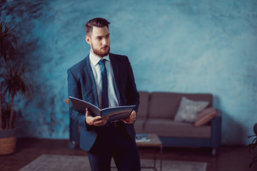 a man in a classic suit