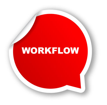 red vector banner workflow