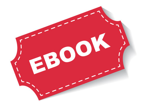 red vector banner ebook