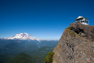 Sticker - mountains and blue sky