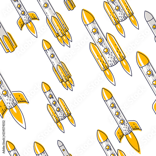 bezszwowy-astronautyczny-tlo-z-rakietami-kosmos-fantastyczna-tekstylna-tkanina-dla-dzieci-niekonczacy-sie-tafluje-wzor-wektorowa-i