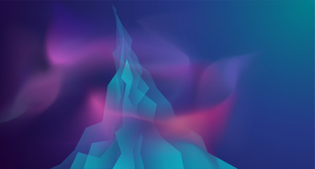Wall Mural - Blue abstract background vector colorful pattern template