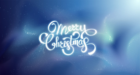 Wall Mural - merry christmas greeting card. vector colorful template