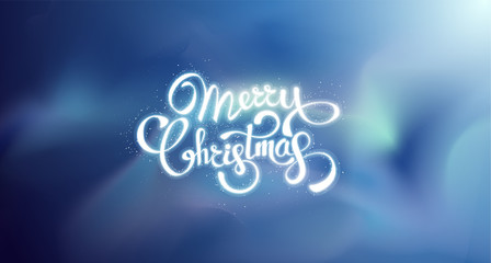 Wall Mural - merry christmas greeting card. vector colorful template