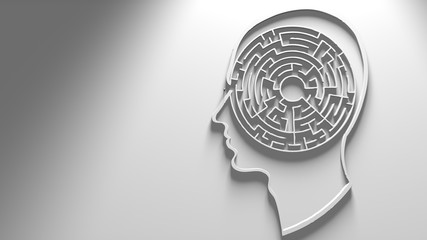 PTSD post traumatic stress disorder mental health maze abstract
