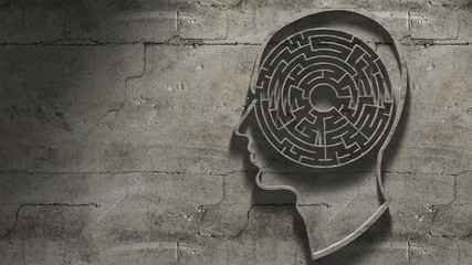 Mental health maze labyrinth confused post traumatic stress disorder