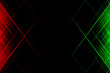 Red, green and black abstract background